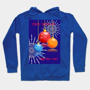 Three Christmas balls Hoodie